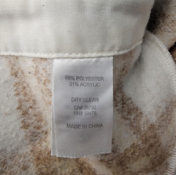 Joie Sweater Sz S Half Zip Flannel Popover Hooded Plaid - Picture 6 of 7